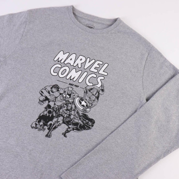 Pijama comprido Personagens Marvel