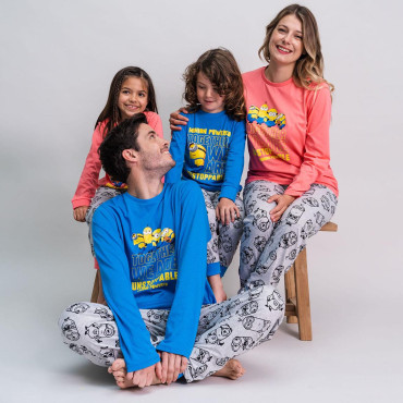 Conjunto de pijama Minions cor-de-rosa Somos imparáveis