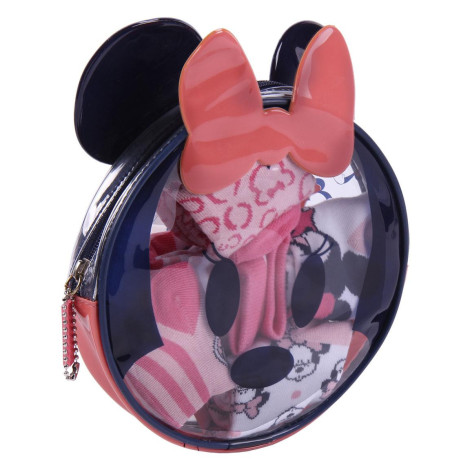 Conjunto de 5 pares de meias da Minnie