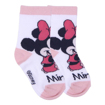 Conjunto de 5 pares de meias da Minnie