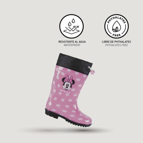 BOTAS DE CHUVA MINNIE PVC