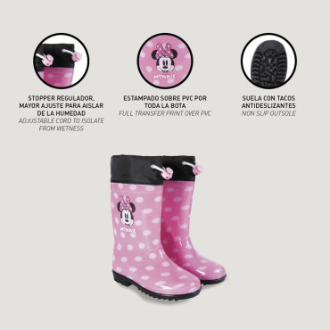 BOTAS DE CHUVA MINNIE PVC