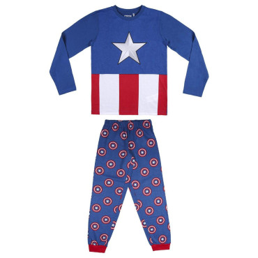 VINGADORES CAPITÃO PIJAMA LONGO DA AMÉRICA