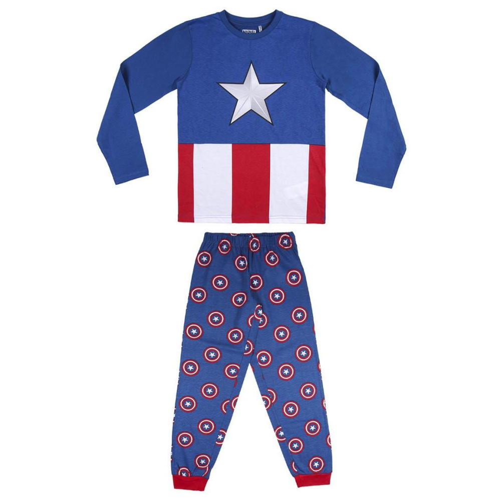 VINGADORES CAPITÃO PIJAMA LONGO DA AMÉRICA