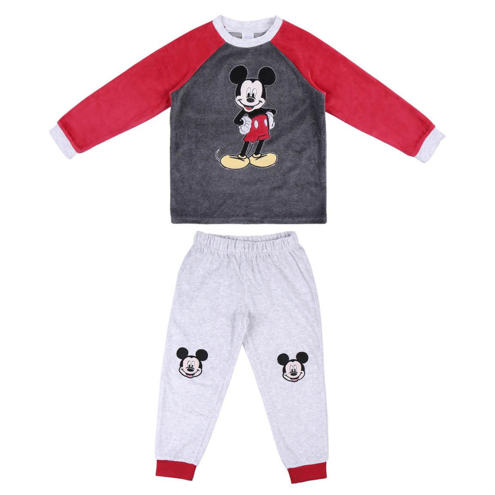 PIJAMA LARGO VELOUR COTTON MICKEY