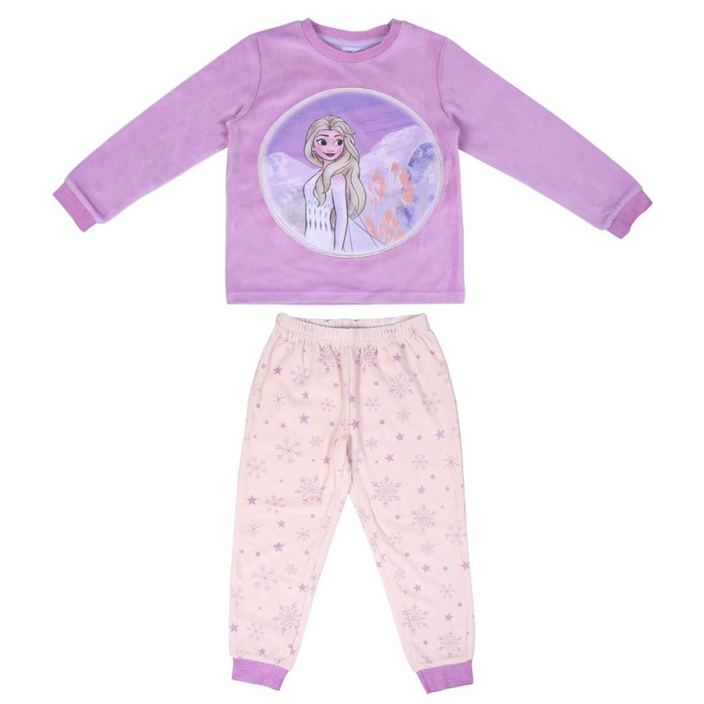 PIJAMA LARGO VELOUR COTTON FROZEN II