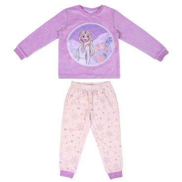 PIJAMA LARGO VELOUR COTTON FROZEN II