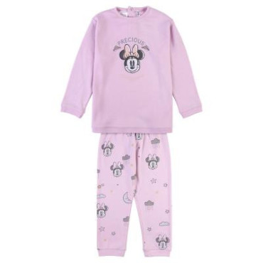 PIJAMA LARGO VELOUR COTTON MINNIE