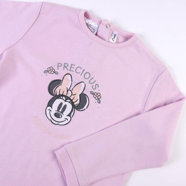 PIJAMA LARGO VELOUR COTTON MINNIE