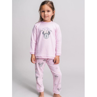 PIJAMA LARGO VELOUR COTTON MINNIE