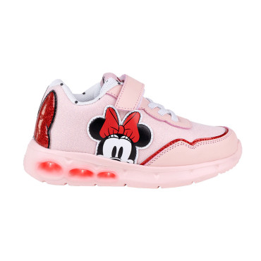 Ténis Disney Pink Minnie Mouse com luzes