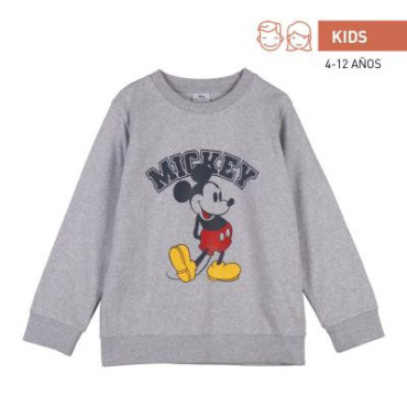 Sweatshirt Mickey cinzenta 4 a 12 anos