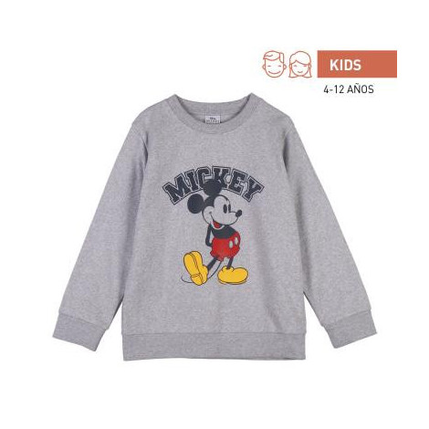 Sweatshirt Mickey cinzenta 4 a 12 anos