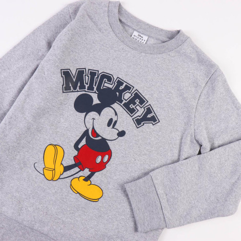 Sweatshirt Mickey cinzenta 4 a 12 anos