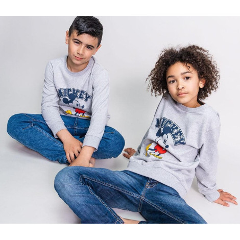 Sweatshirt Mickey cinzenta 4 a 12 anos