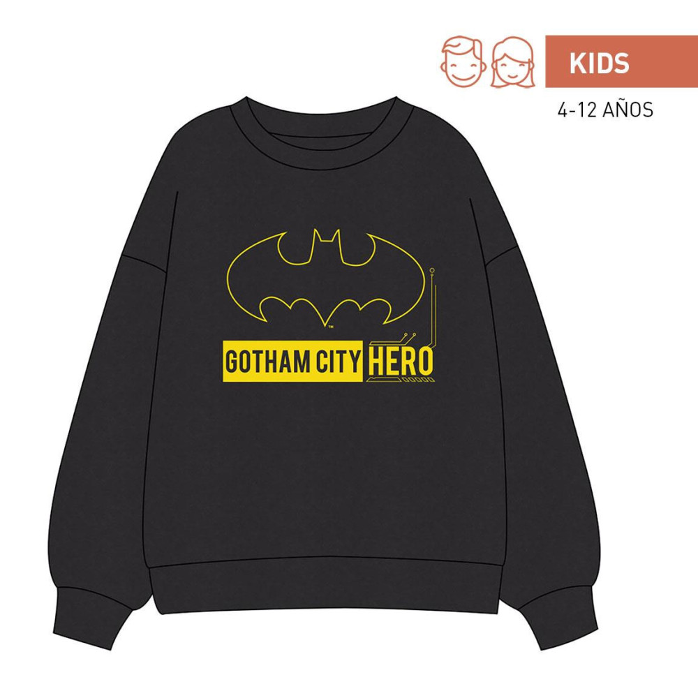 Camisola Batman dos 4 aos 12 anos