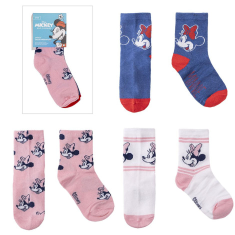 Pack de meias da Minnie para crianças