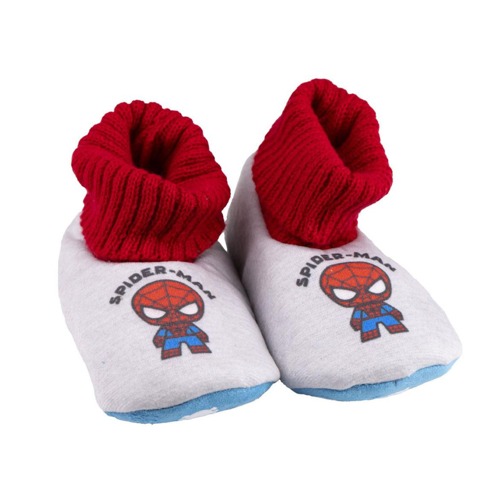 Chinelos de casa para crianças Meias botas Spiderman Marvel