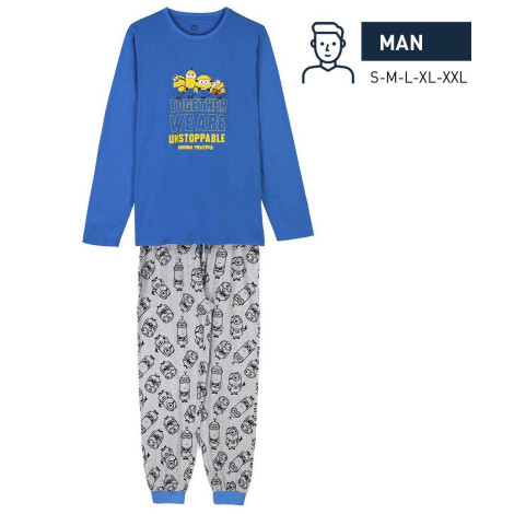 Pijama comprido dos Minions Somos imparáveis