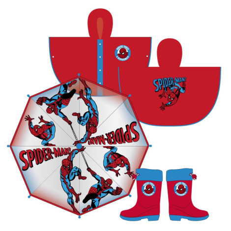 Poncho de chuva para criança Spiderman Universo Marvel