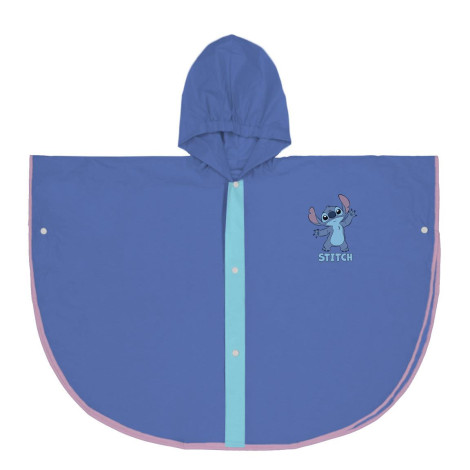 Capa de chuva Stitch Disney para criança Poncho