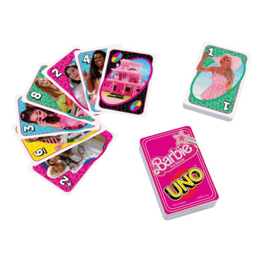 Barbie juego de cartas UNO