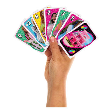 Barbie juego de cartas UNO