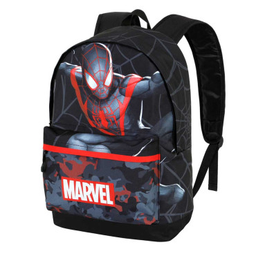 Mochila preta do Homem-Aranha