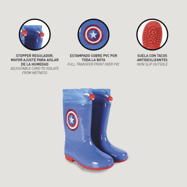 VINGADORES BOTAS DE CHUVA DE PVC