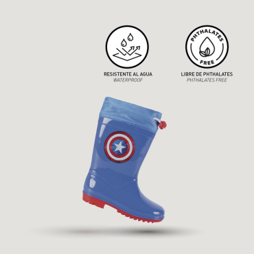 VINGADORES BOTAS DE CHUVA DE PVC