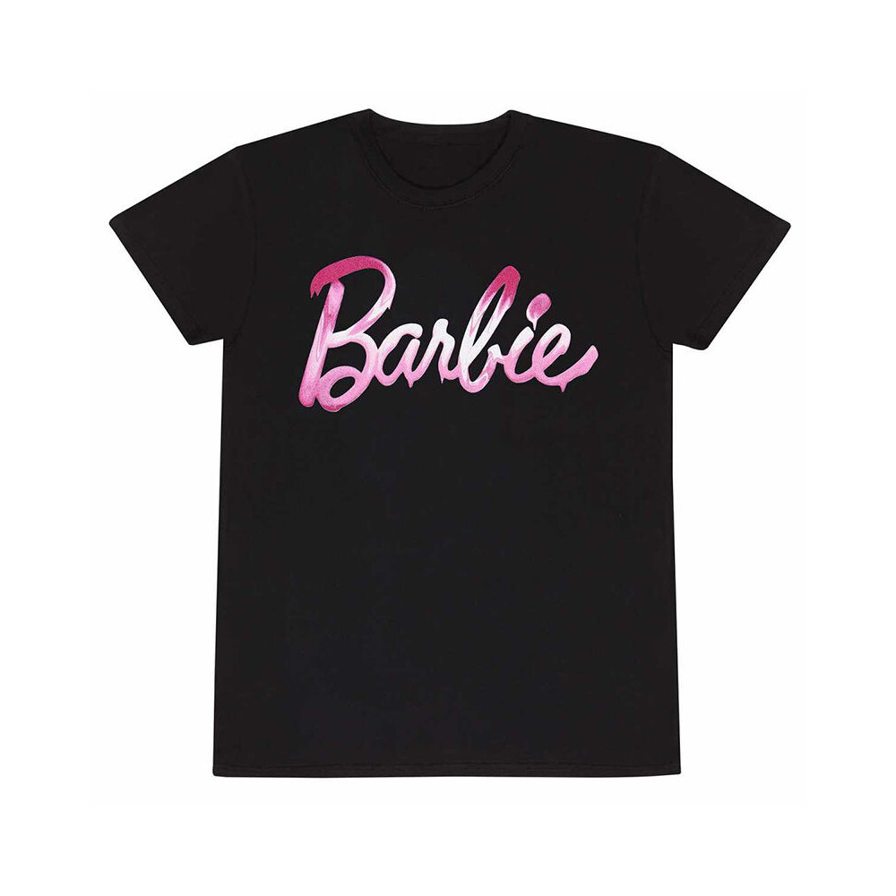 T-shirt com o logótipo da Barbie e pastilha elástica