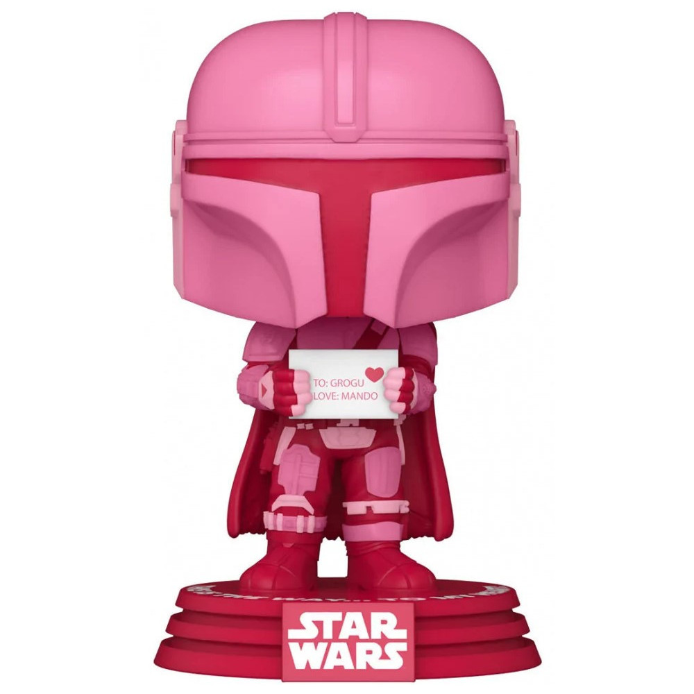 Star Wars Valentines POP! Star Wars Vinyl Figura Grogu 9 cm