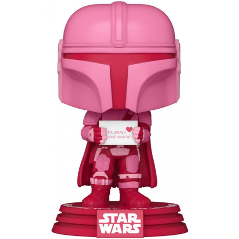 Star Wars Valentines POP! Star Wars Vinyl Figura Grogu 9 cm