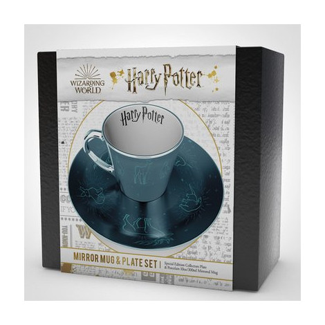 Set de chávena de café e pires Harry Potter Patronus