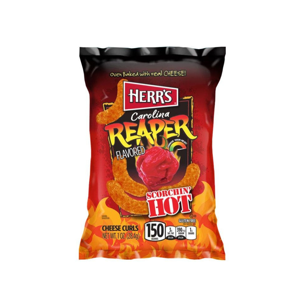 Patatas HERR'S California Reaper y queso 184gr