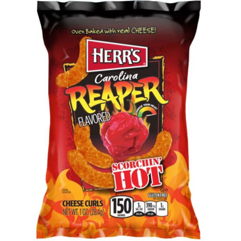 Patatas HERR'S California Reaper y queso 184gr