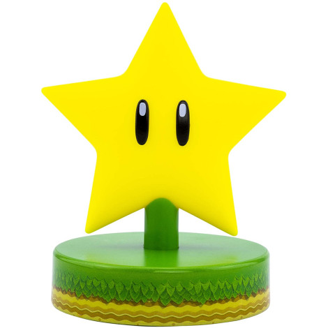 Super Mario Star 3D Mini Lâmpada 10 cm