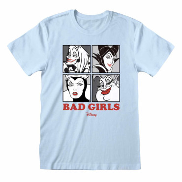 T-shirt Villanas Bad girls azul claro