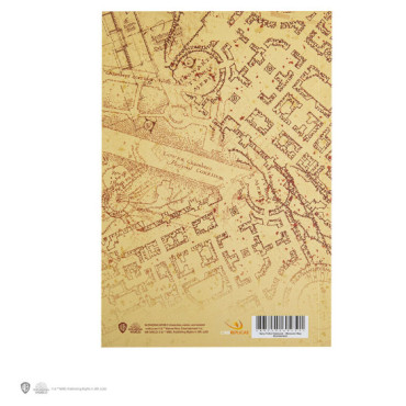 Cuaderno A5 Harry Potter Mapa Merodeadores