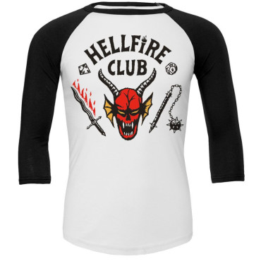 T-shirt retro Hellfire Club Stranger Things