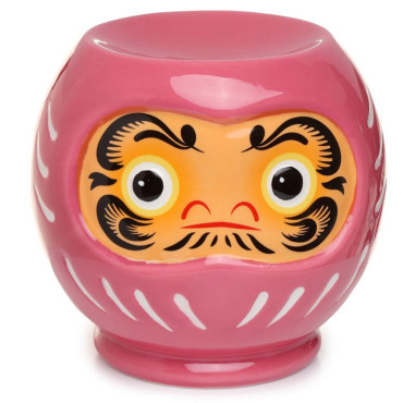 Queimador de óleo em cerâmica Daruma Boneca Daruma japonesa