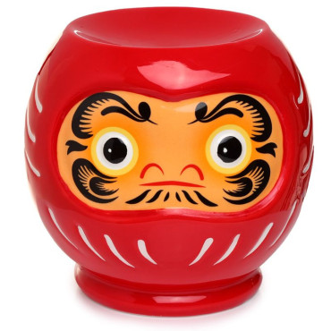 Queimador de óleo em cerâmica Daruma Boneca Daruma japonesa