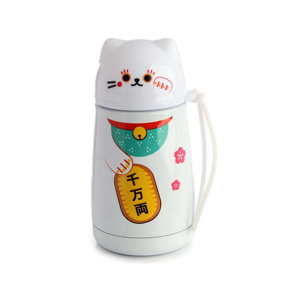 Botella acero Maneki Neko 300ml