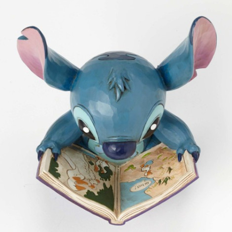 Figura Stitch Livro do Patinho Feio da Disney