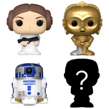 Conjunto de 4 figuras Bitty Pop! Leia Star Wars