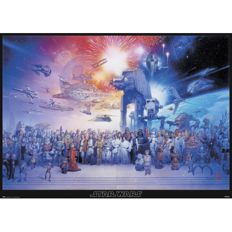 Poster Gigante Star Wars Legacy Characters