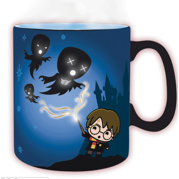 Caneca térmica Chibi Patronus Harry Potter gigante