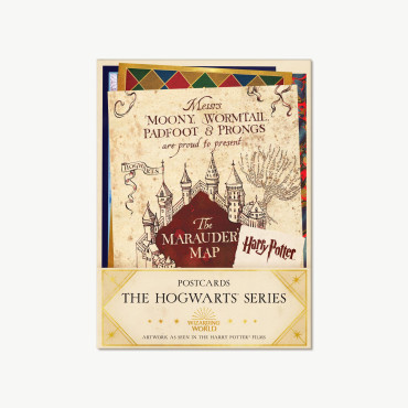 Set de postales Hogwarts Harry Potter Minalima