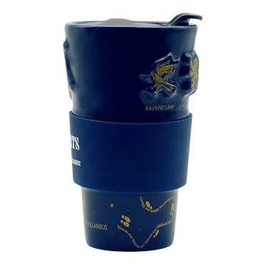 HARRY POTTER - Ceramic travel mug - Hogwarts x2