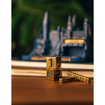 Calendário perpétuo de Hogwarts Harry Potter 3D